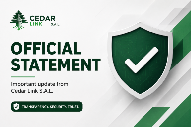 Cedar Link Security Incident — Official Statement